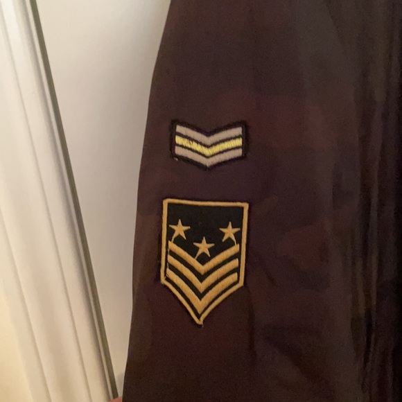 Brave Soul Camo Bomber Jacket - Picture 3 of 5